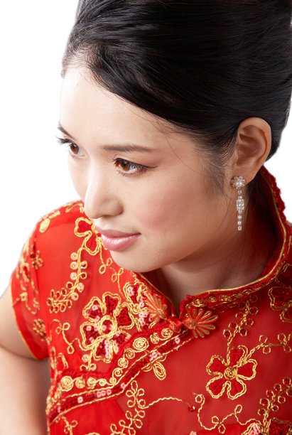 传统节日东方女性服饰