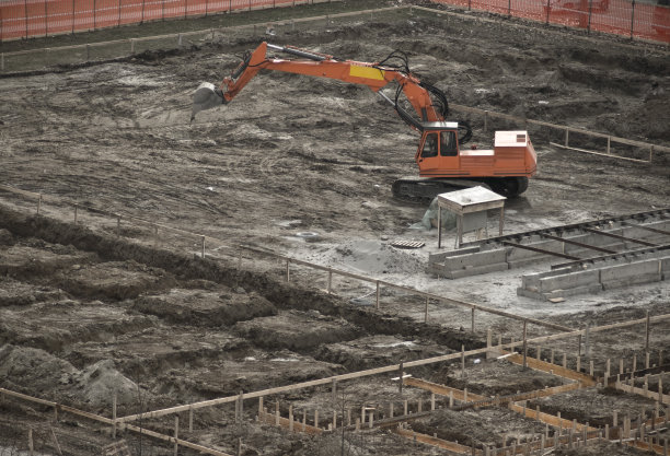 建筑业,建筑施工机器,不完全的
