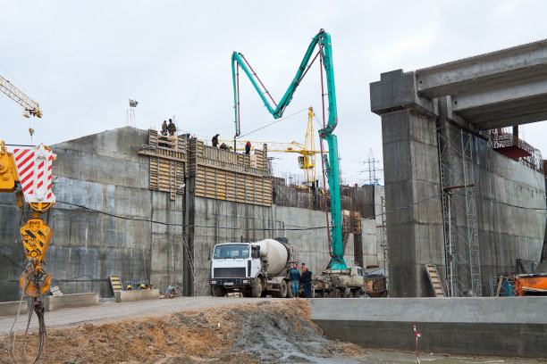 水电站建设工地