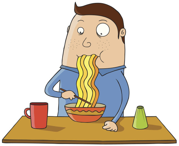 中餐店卡通形象