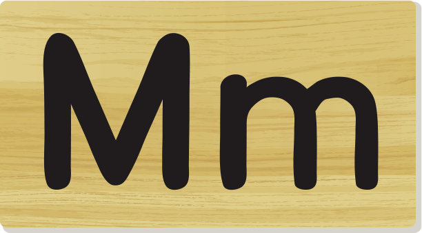 字母m海报