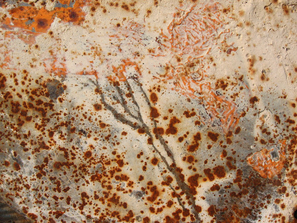 斑驳锈迹金属表面纹理