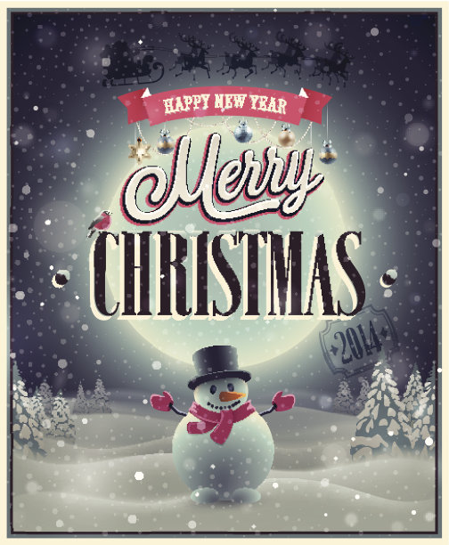 2014年圣诞节海报