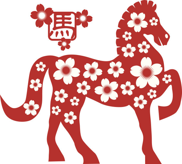 马年插画设计