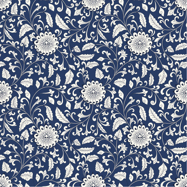 中国风花纹图案