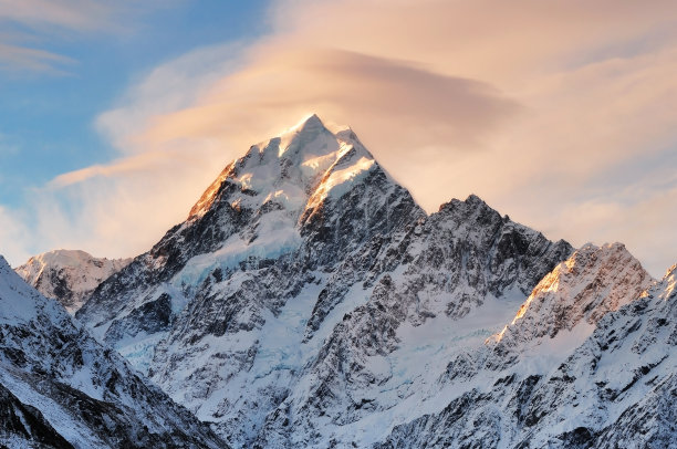 雪山雪景