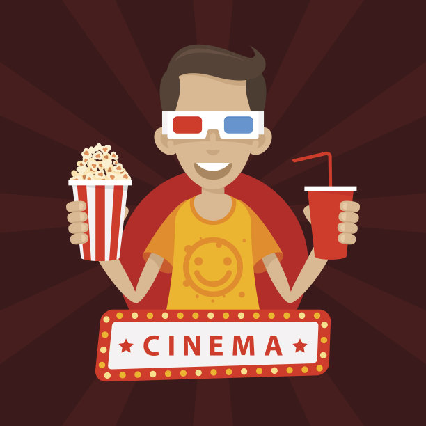 爆米花矢量文字