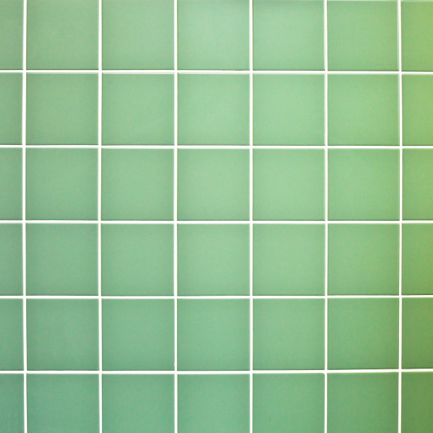 绿色拼接几何背景