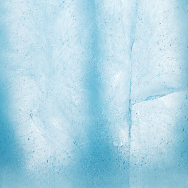 蓝色冰面纹理背景图