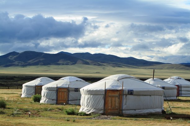 毡房蒙古包草原牧场
