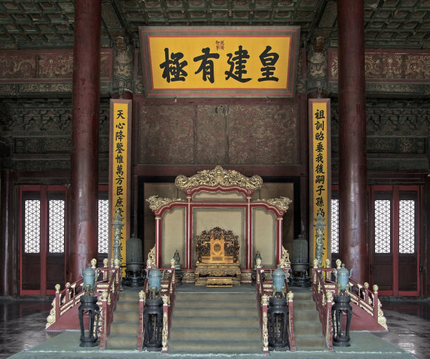 古代中式大厅