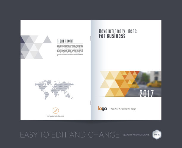 灰色几何图形封面