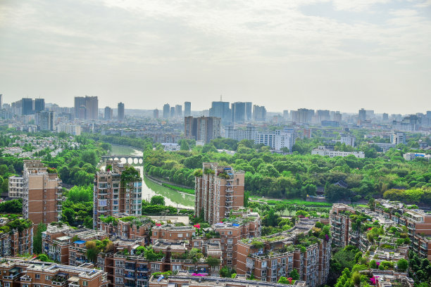 成都市区全景