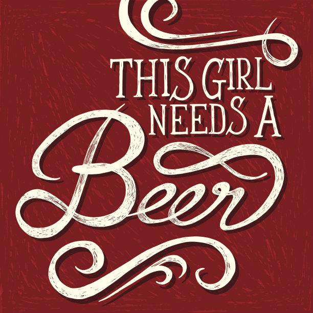 红色背景万事如意书法字