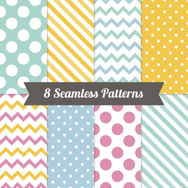 复古几何条纹图案背景