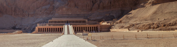 埃及卢克索神庙遗址景观