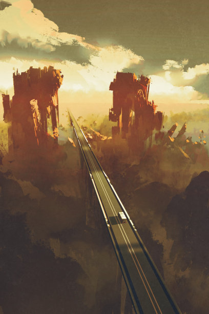 公路风景画
