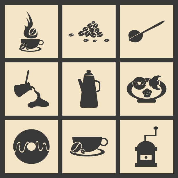 特色咖啡杯图标