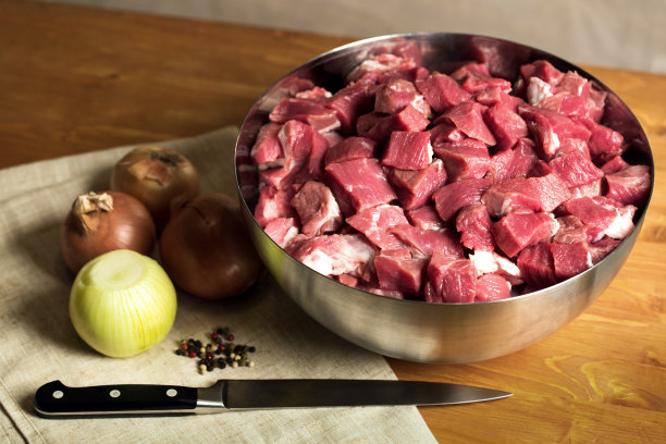 肉末,厨房,猪肉