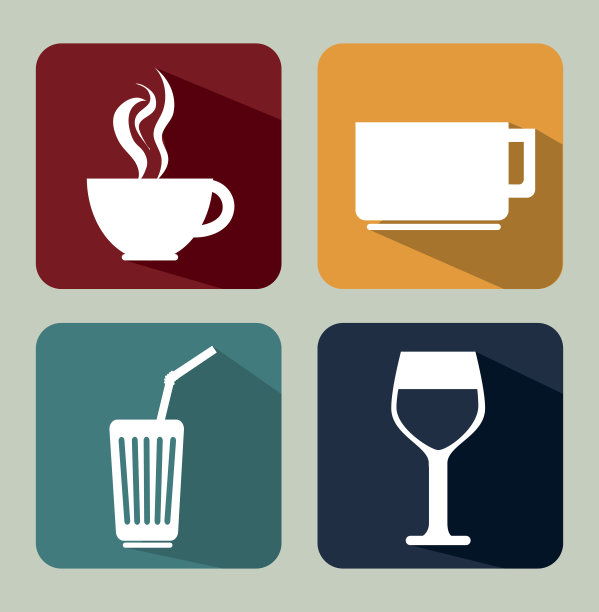 特色咖啡杯图标