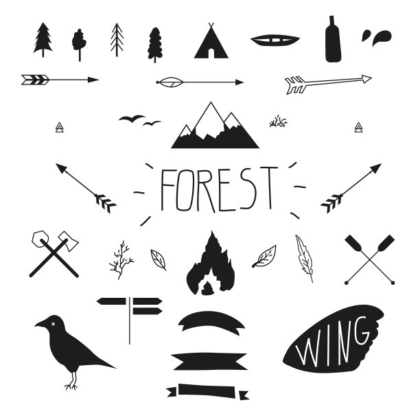 森林公园导示牌设计