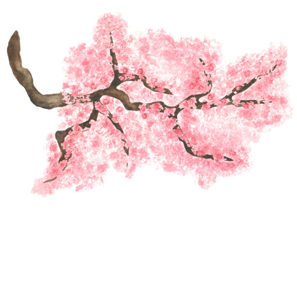 梅花树装饰画