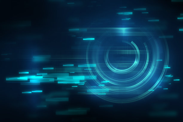 科技感蓝色光效