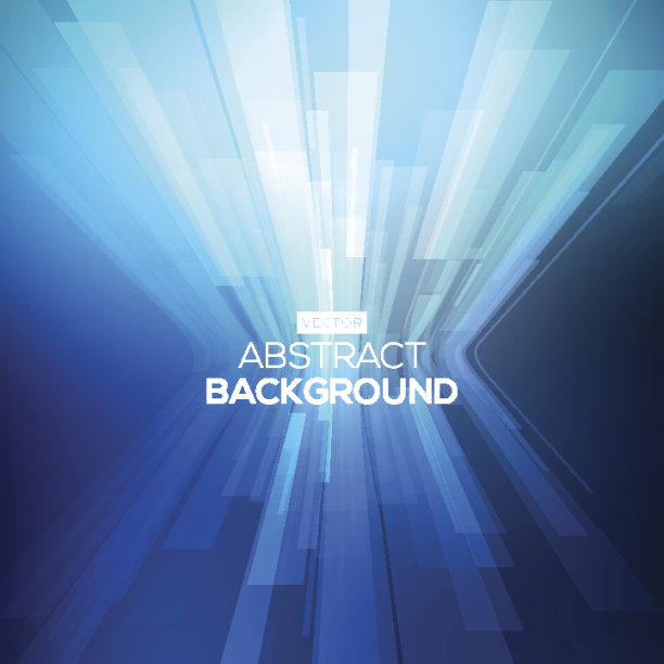 矢量彩色立体分形图案