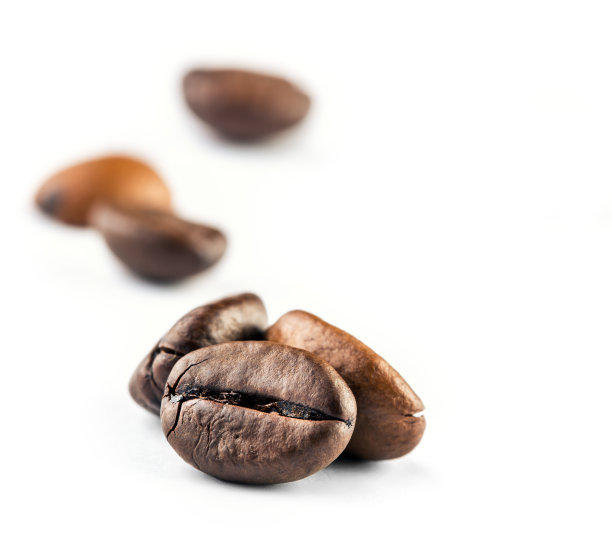 咖啡豆高清特写图片
