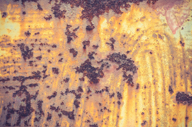 斑驳锈迹金属表面纹理