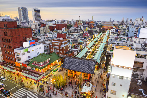 日本旅游景点浅草寺