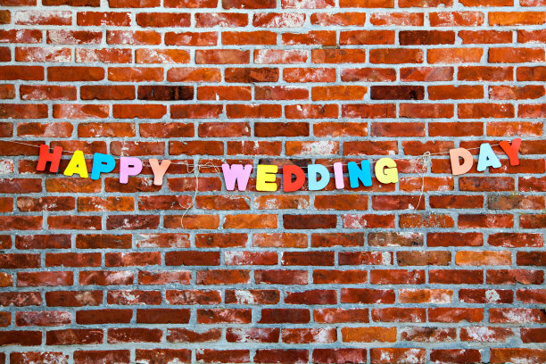 婚礼水泥墙肌理质感
