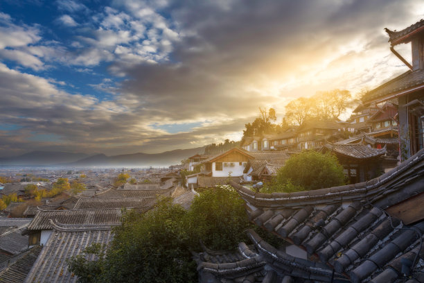 云南 美景 旅游海报