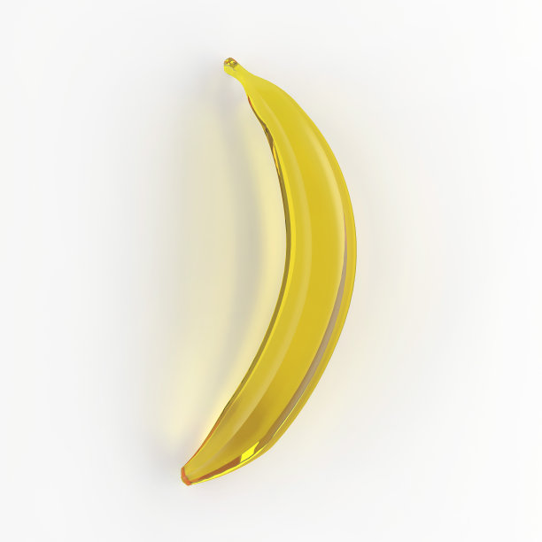 香蕉多边形图案