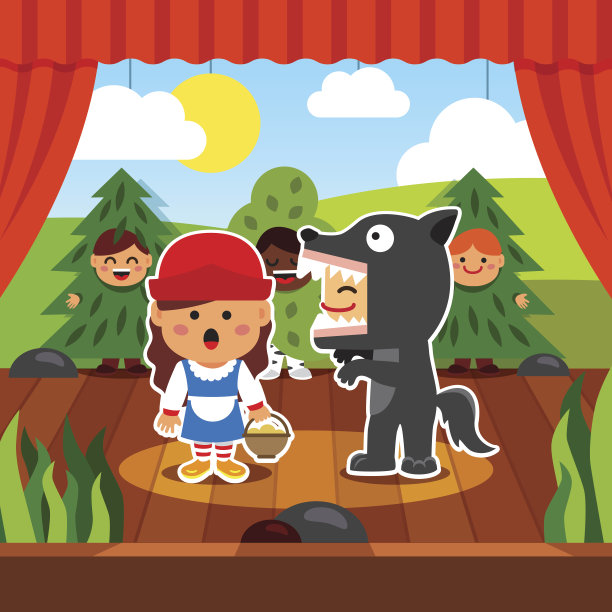 幼儿园儿童舞台背景