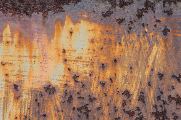 斑驳锈迹金属表面纹理