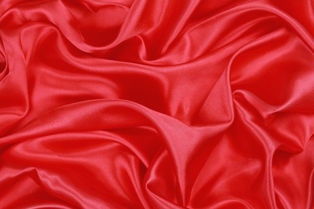 红绸 绸缎 红色 背景 红底