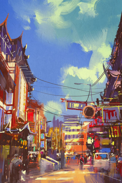 中国城市装饰画