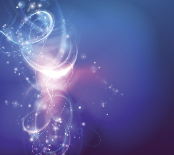 繁星点点蓝色动态宇宙