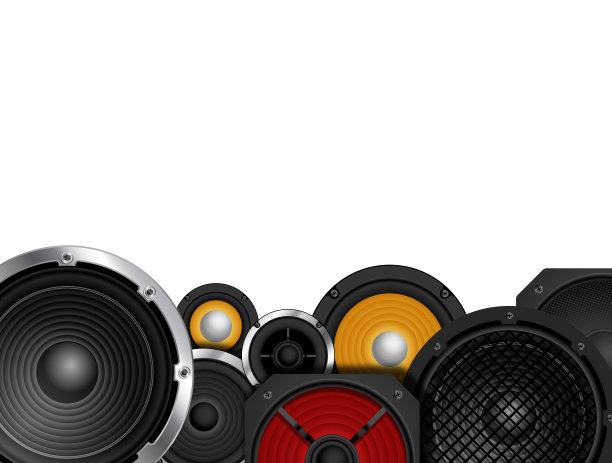 舞曲,扬声器,派对DJ