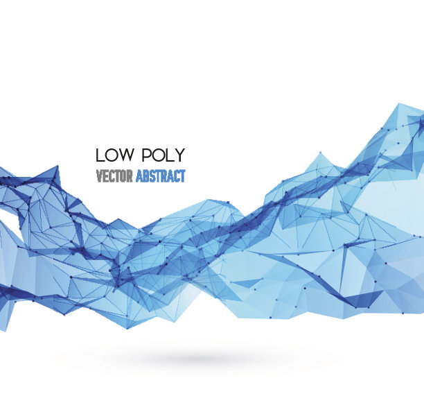 矢量彩色立体分形图案