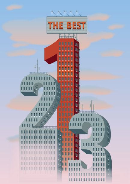 建筑地产立体标志