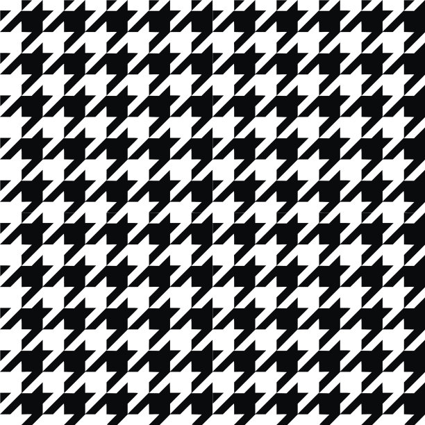 千鸟格图案