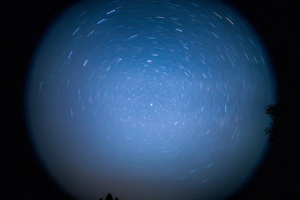 繁星点点蓝色动态宇宙