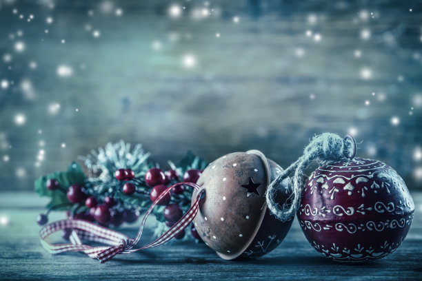 圣诞铃铛装饰圣诞节图片