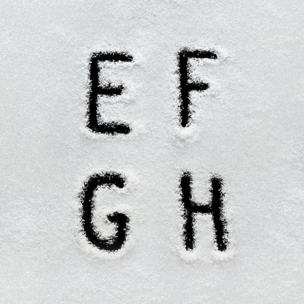雪地字体