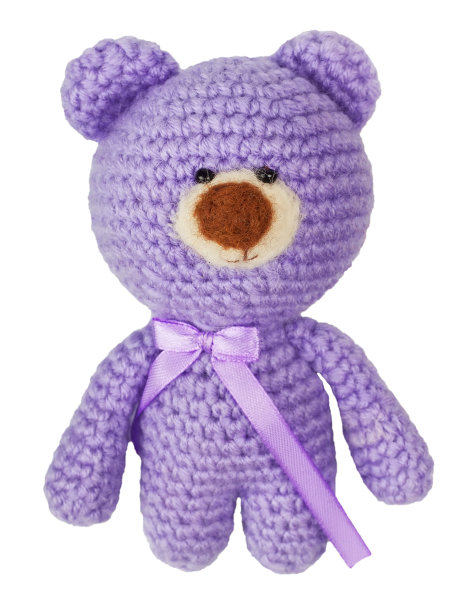 紫色小熊