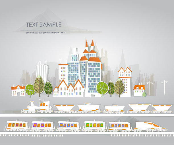 面包车文字背景素材