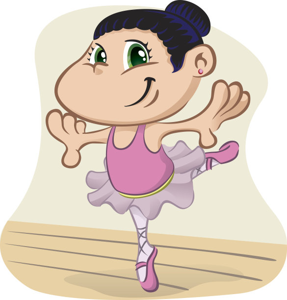 动态姿态卡通吉祥物造型