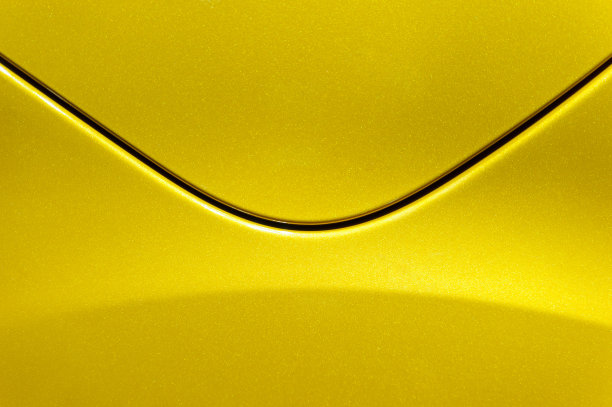 黄色的车门